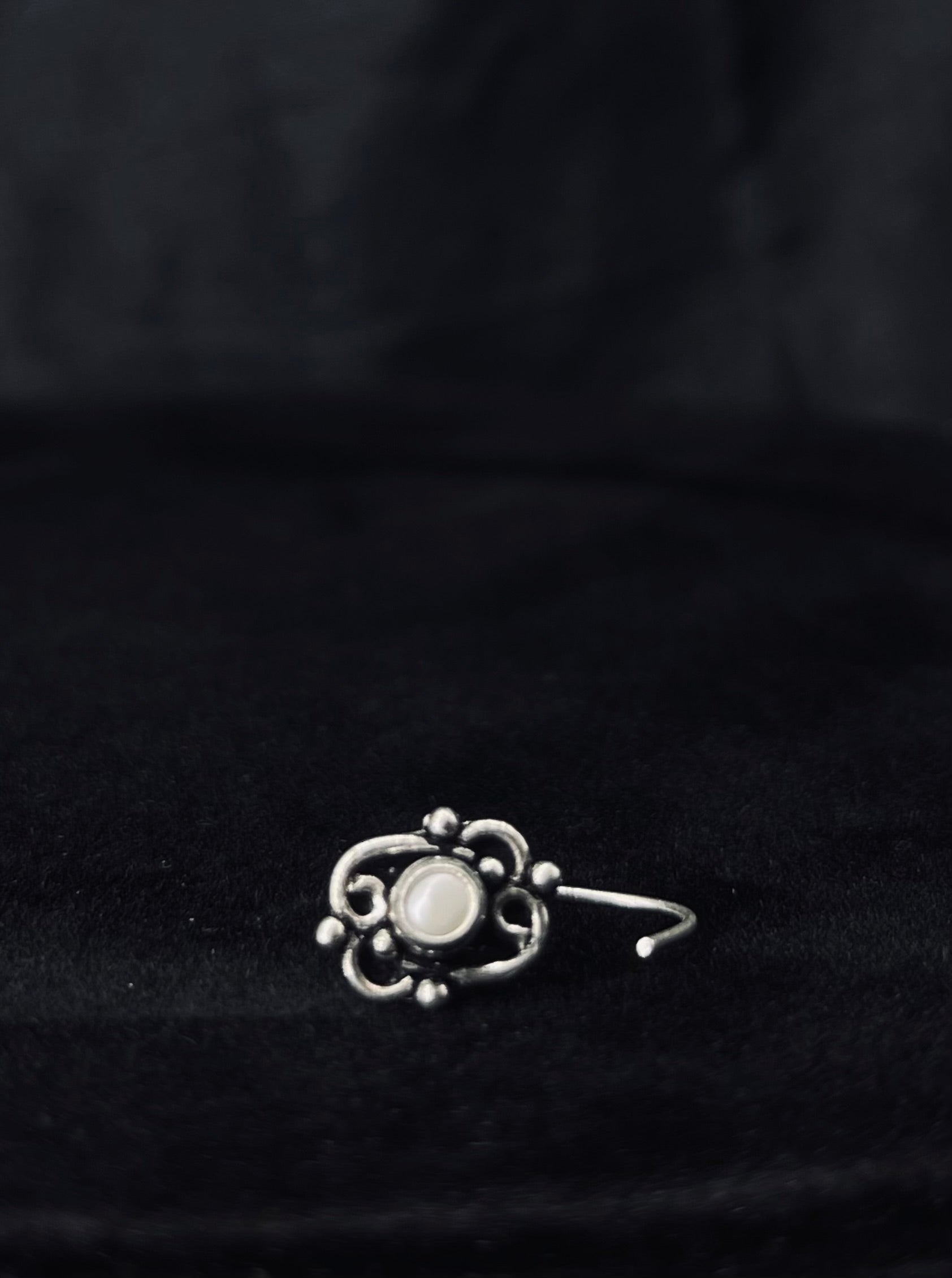 Tribal Pearl Nose Pin