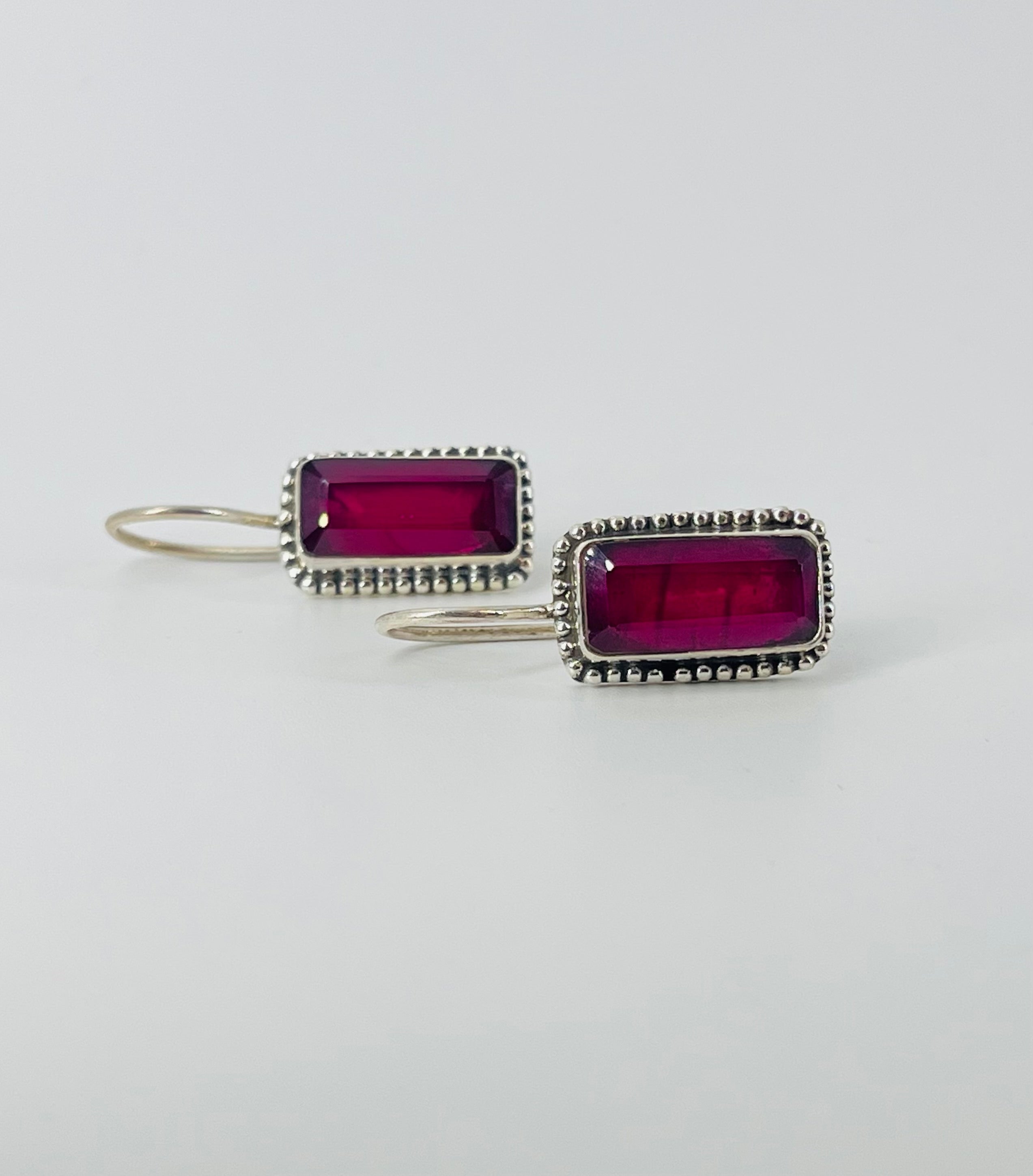 Ruby Rug Earrings