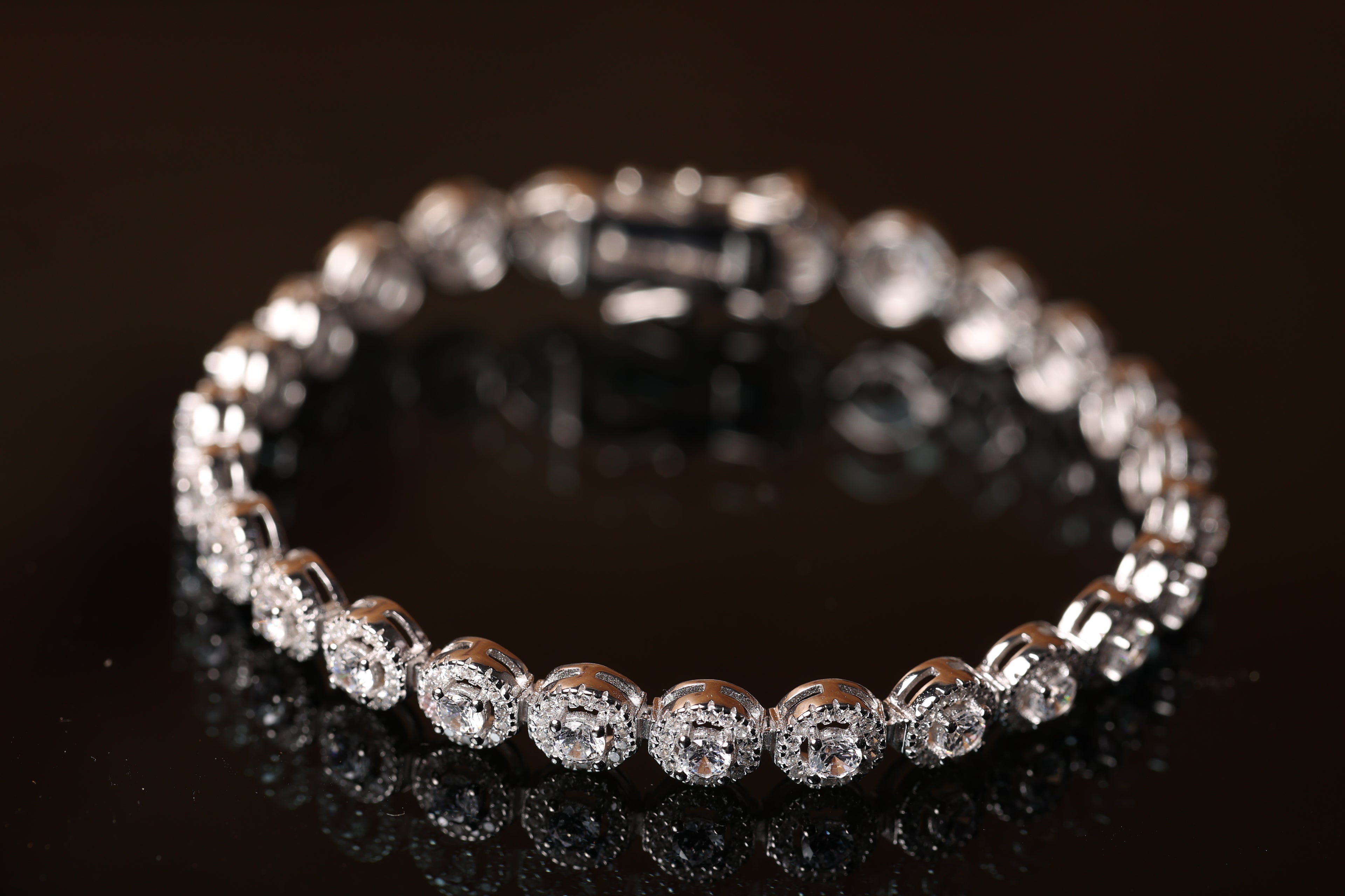 crowned diamond bracelet