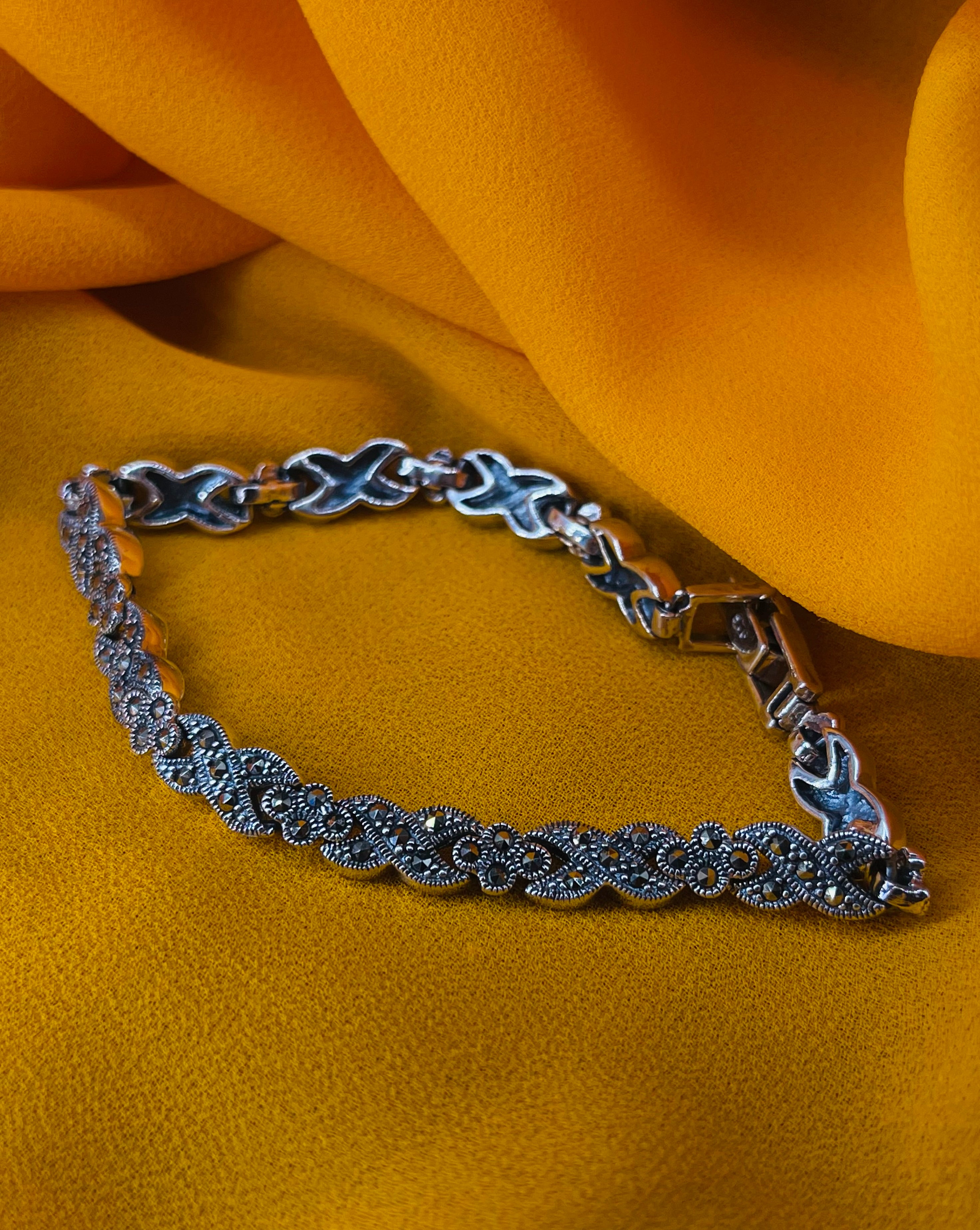 Abstract Floral Bracelet