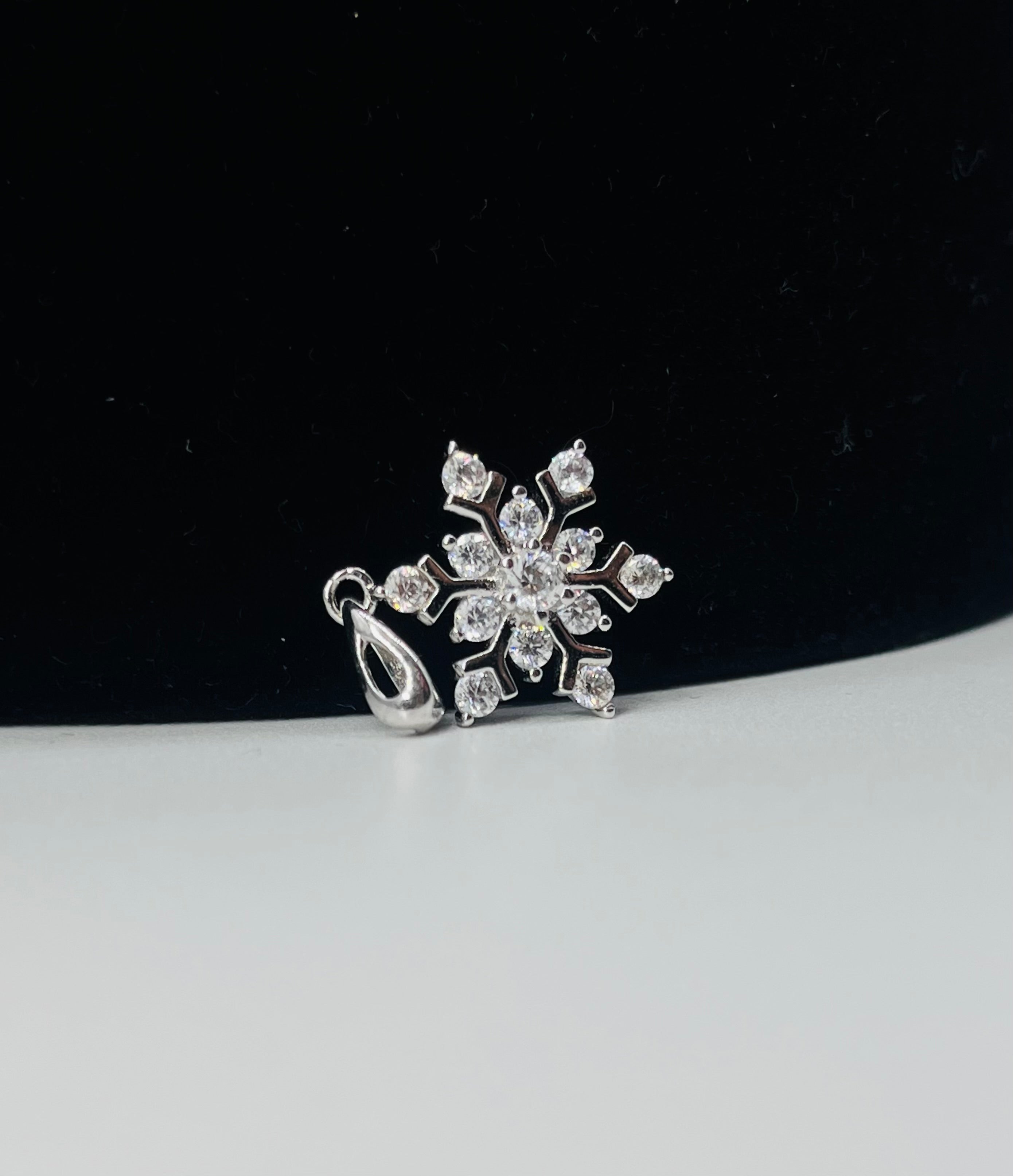 Diamond Snowflake Pendant