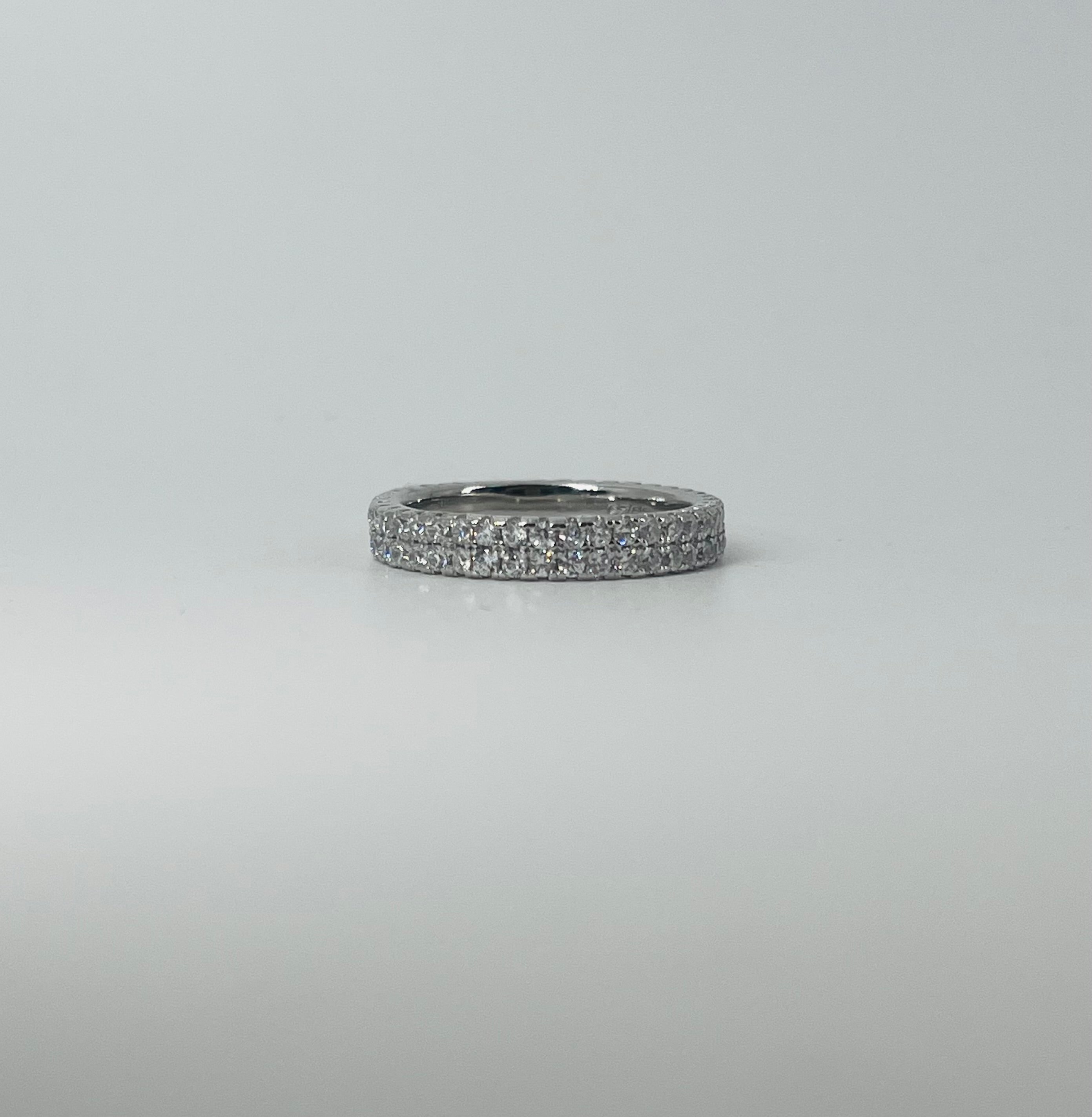 Dual Layer Diamond Band