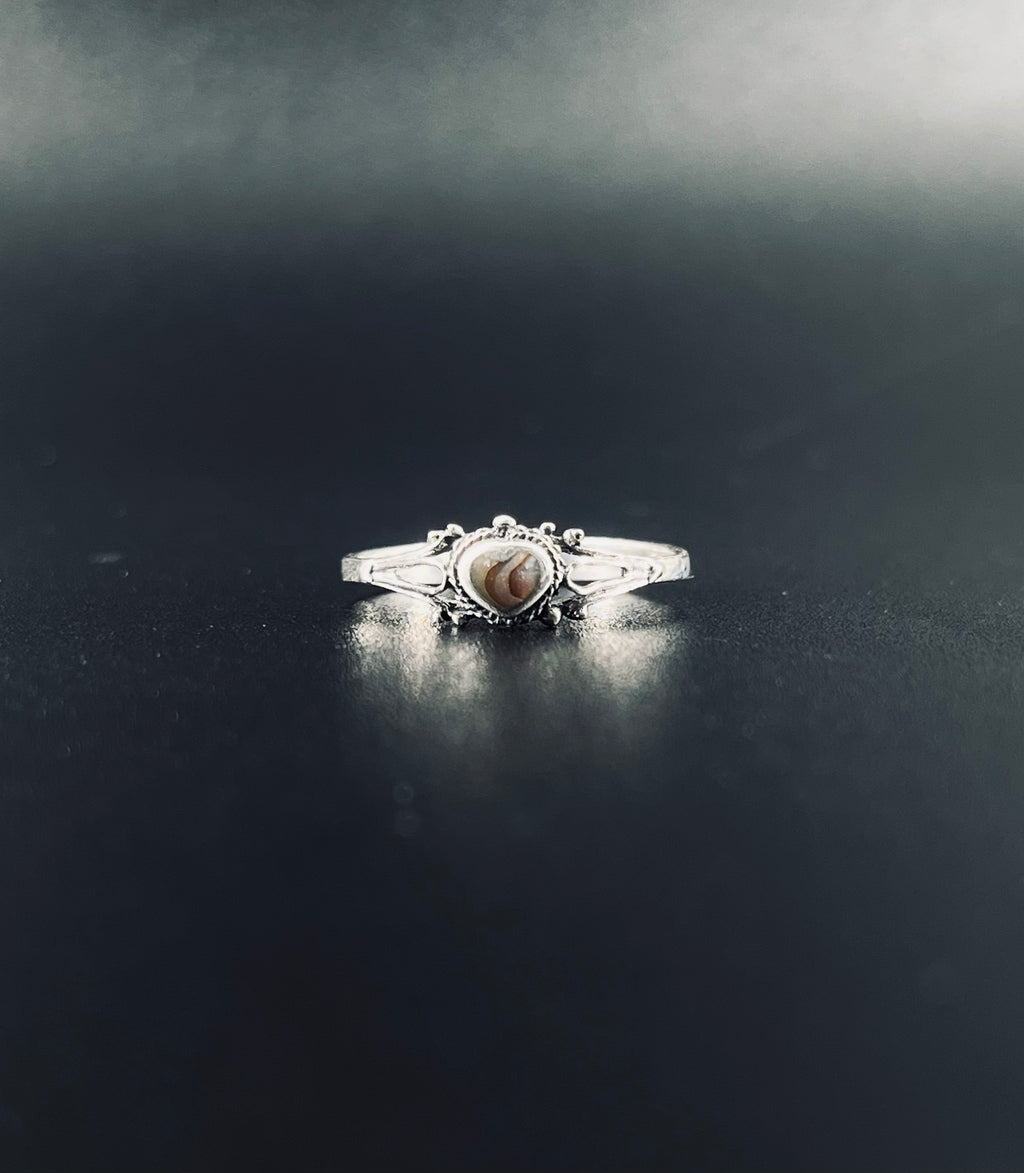 Opal Heart Royal Ring