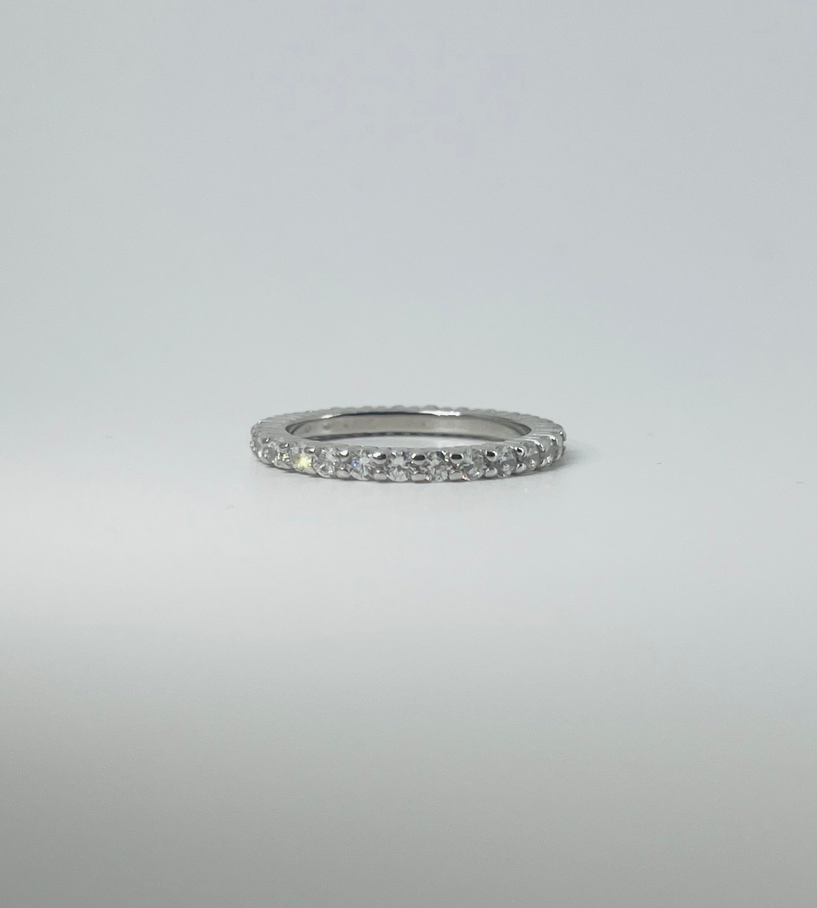 Diamond Wavy Band Ring