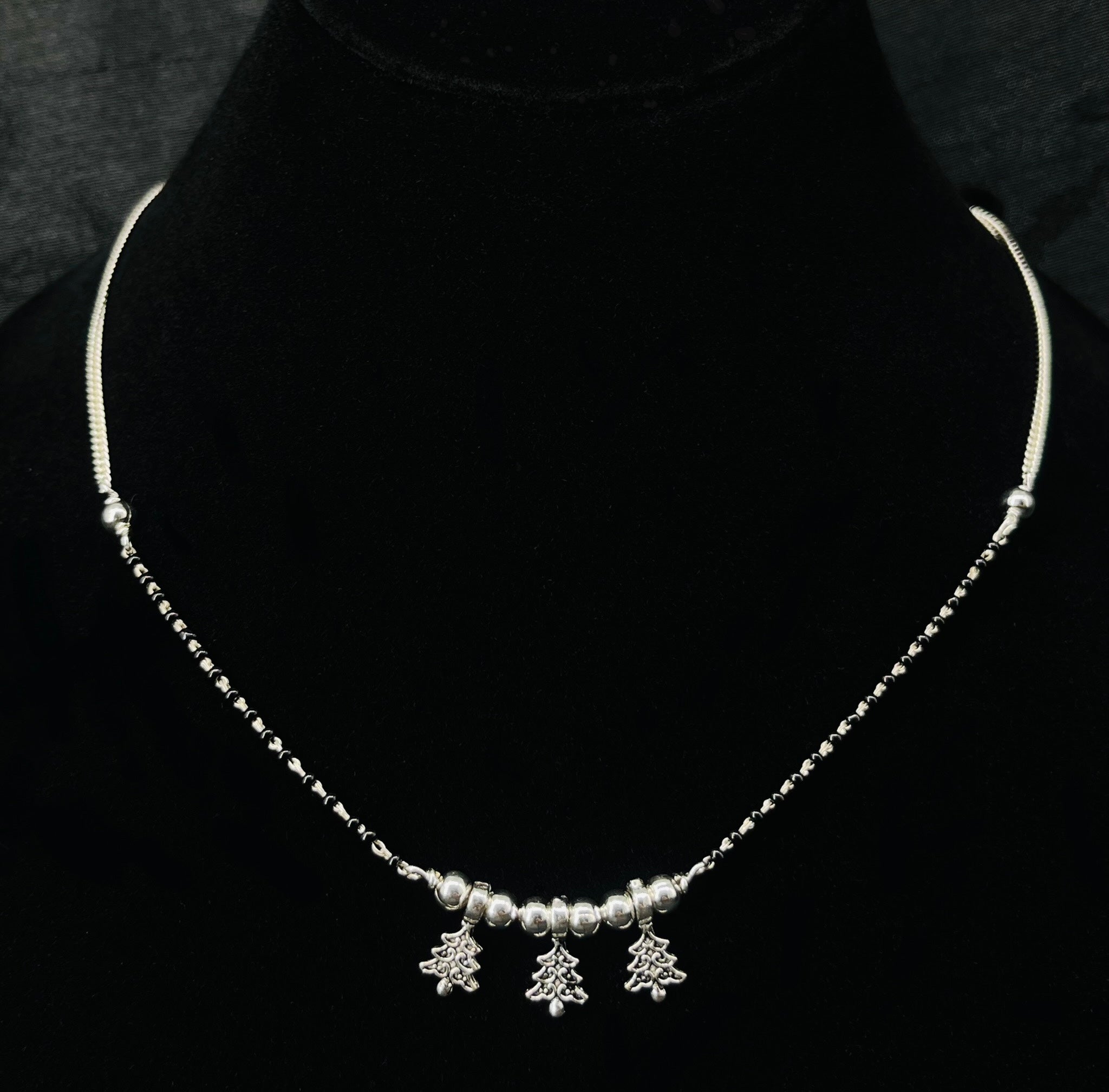 3 Tree Charm Necklace