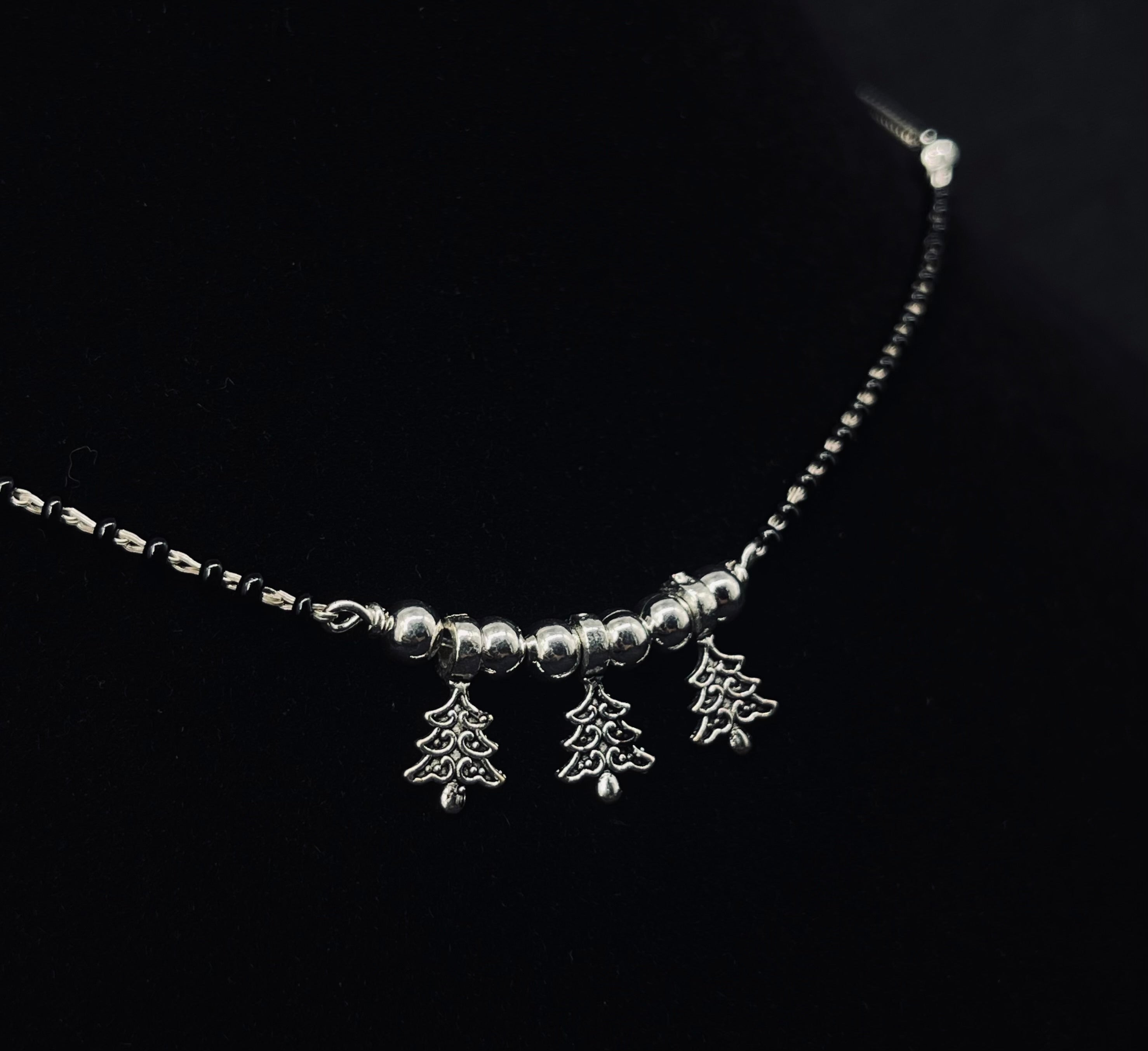 3 Tree Charm Necklace