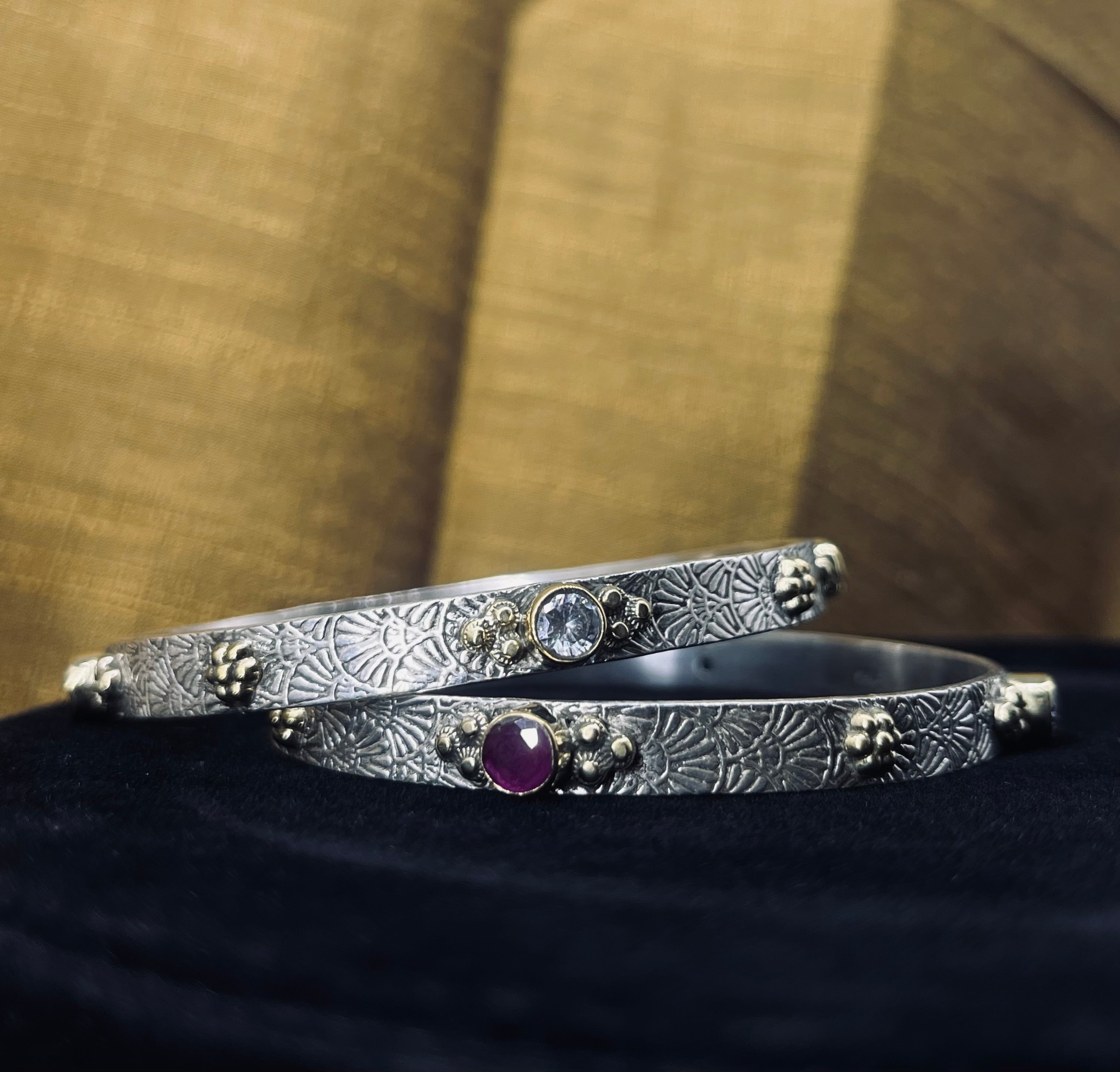 Tricolour Gulika Bangles