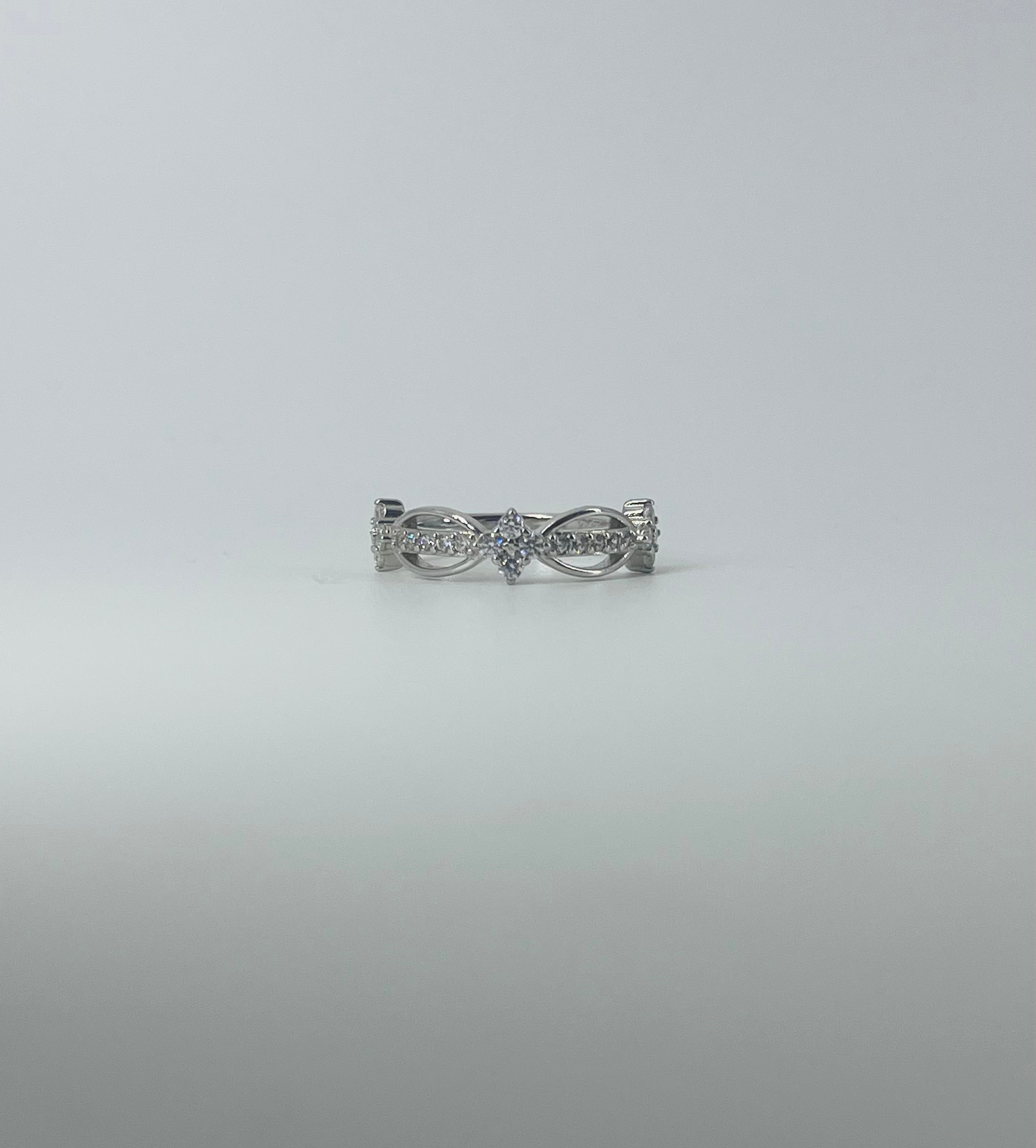 Diamond Charkat Infinity Ring