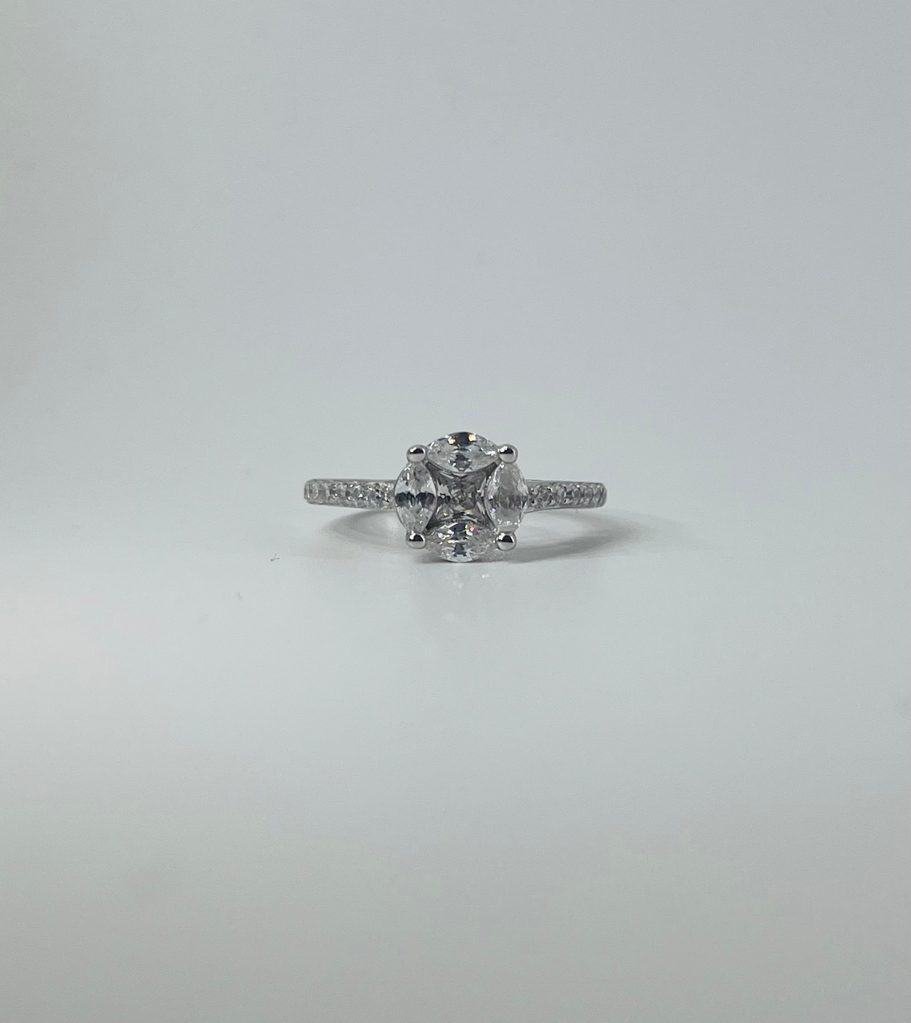 Diamond Whirlpool Ring