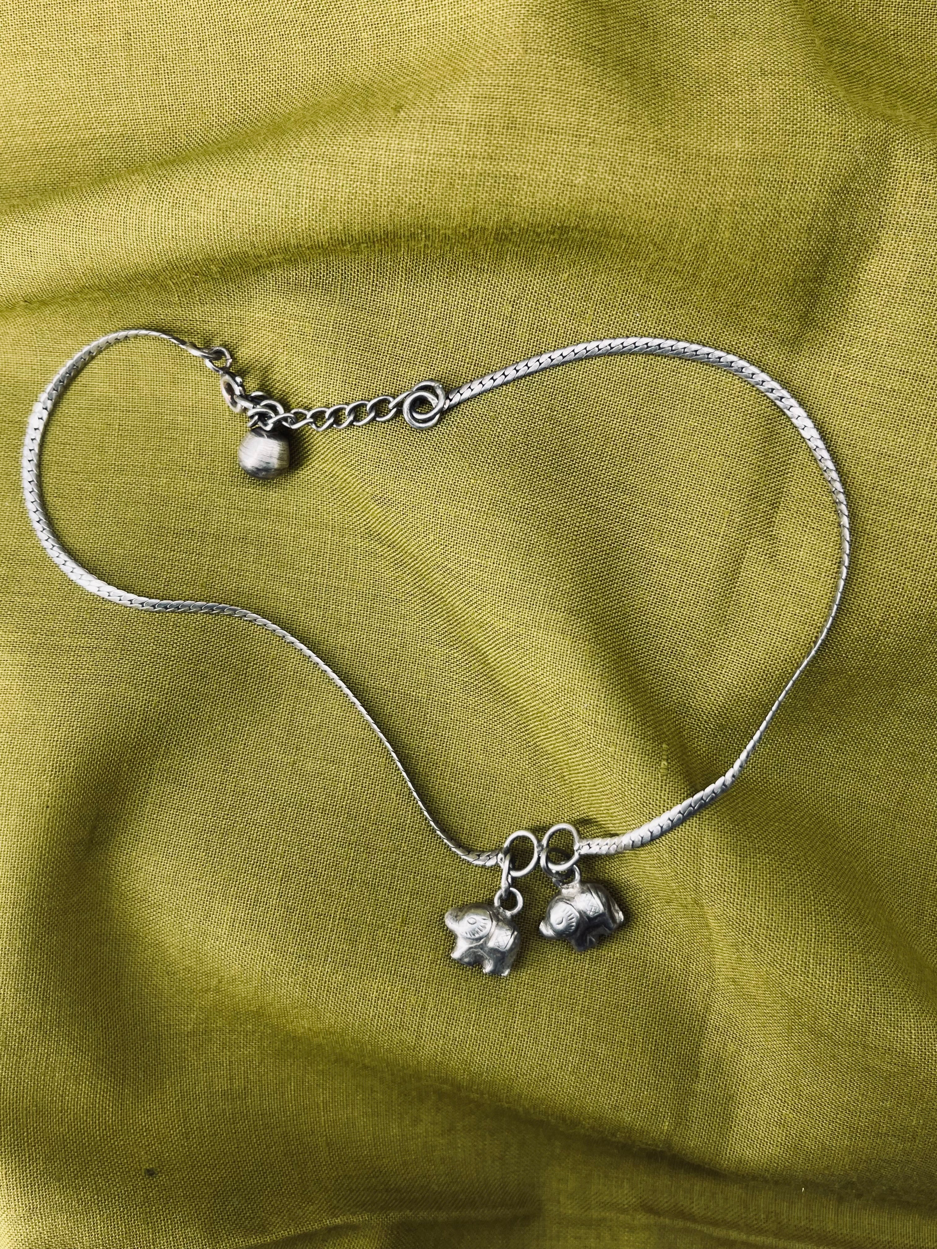 Elephant charms Anklet