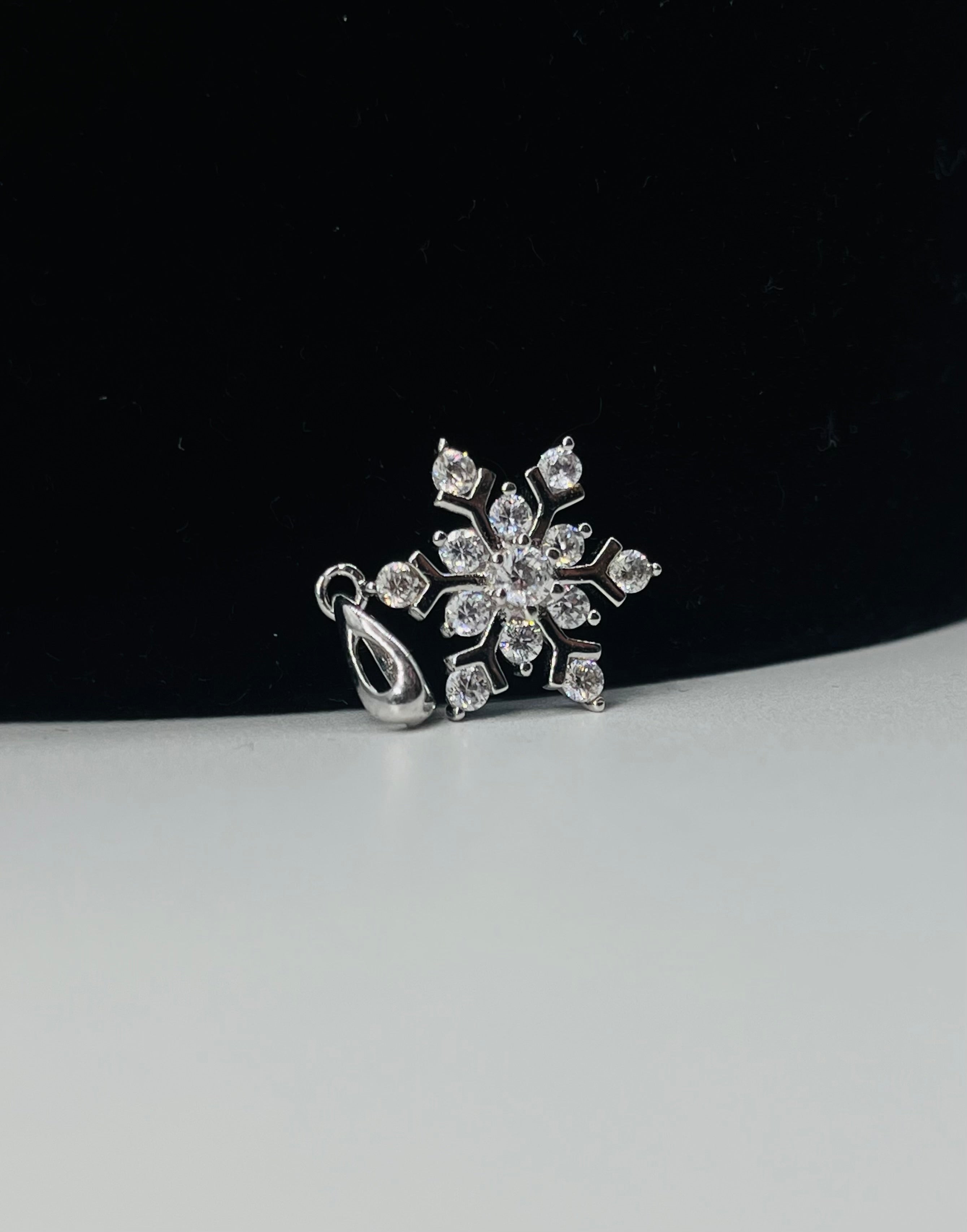 Diamond Snowflake Pendant
