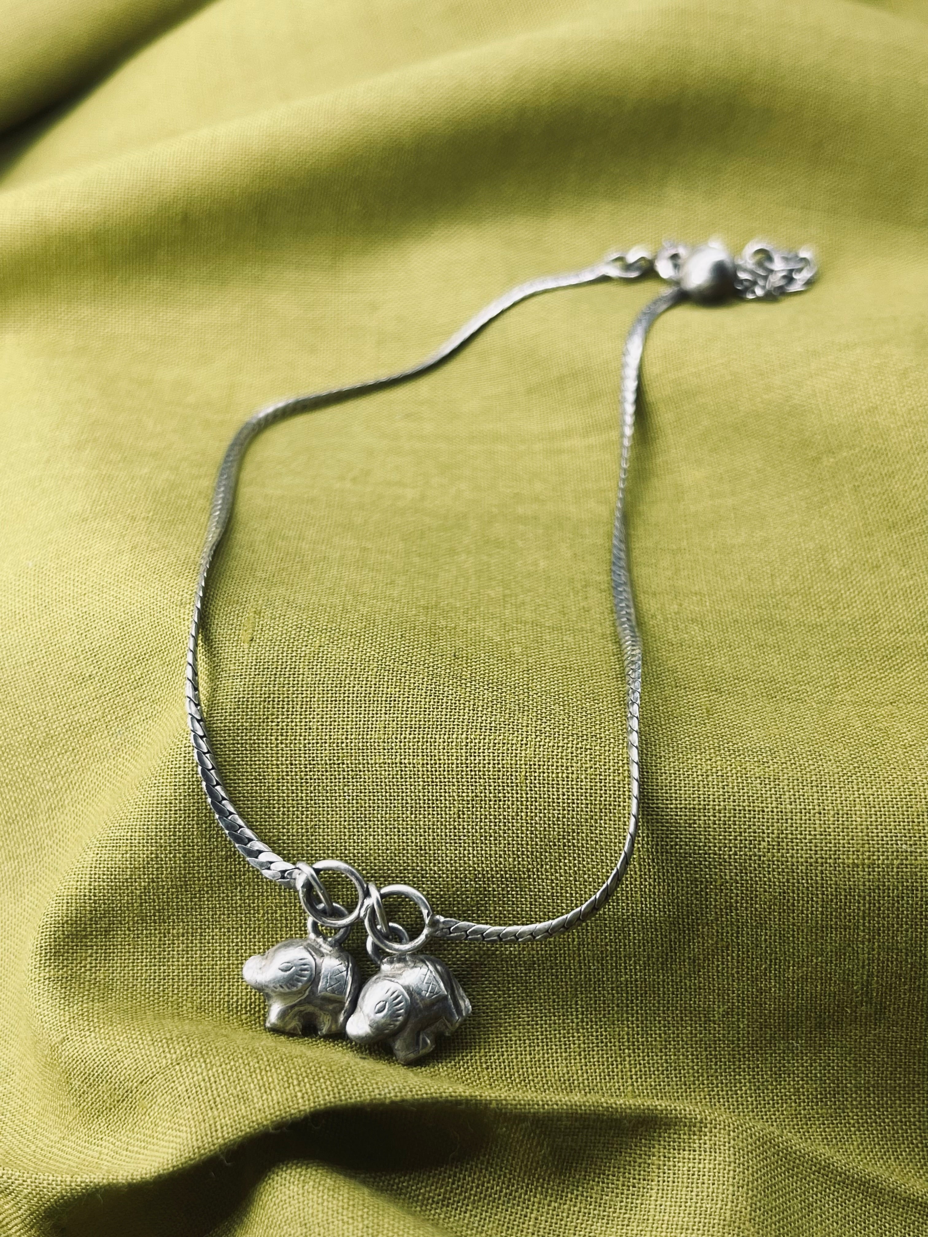 Elephant charms Anklet