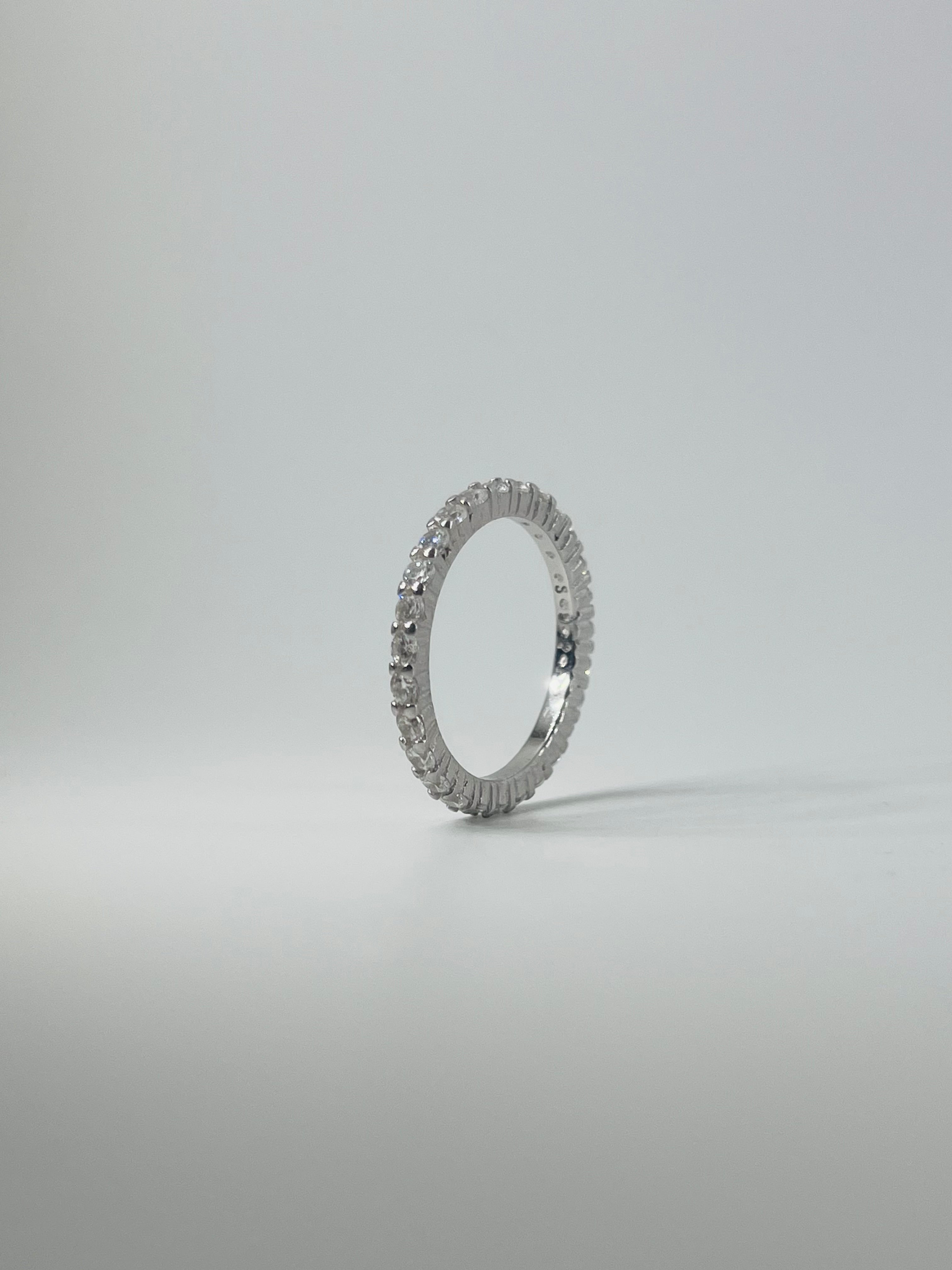 Diamond Wavy Band Ring