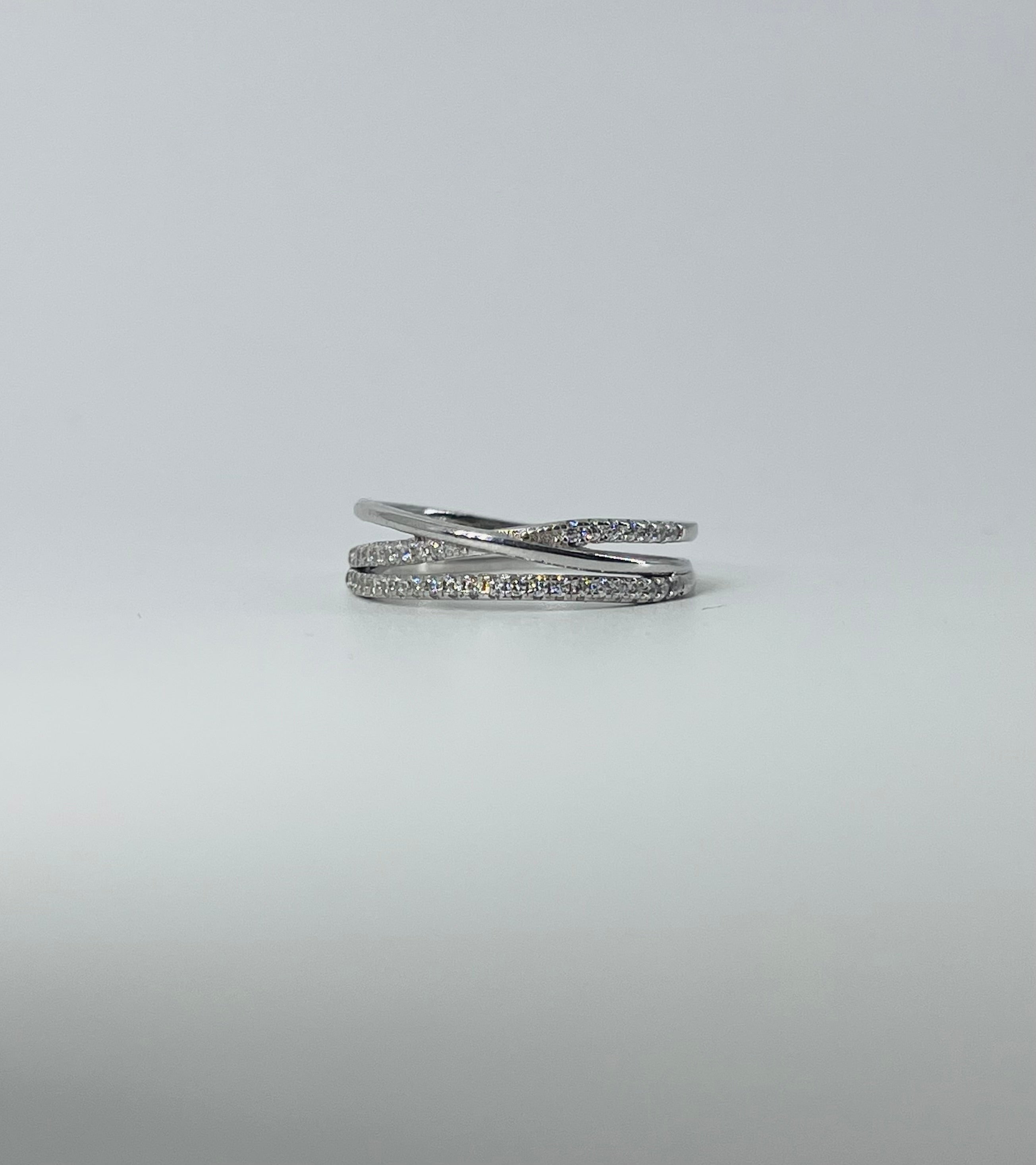 Diamond 3 Orbit Ring