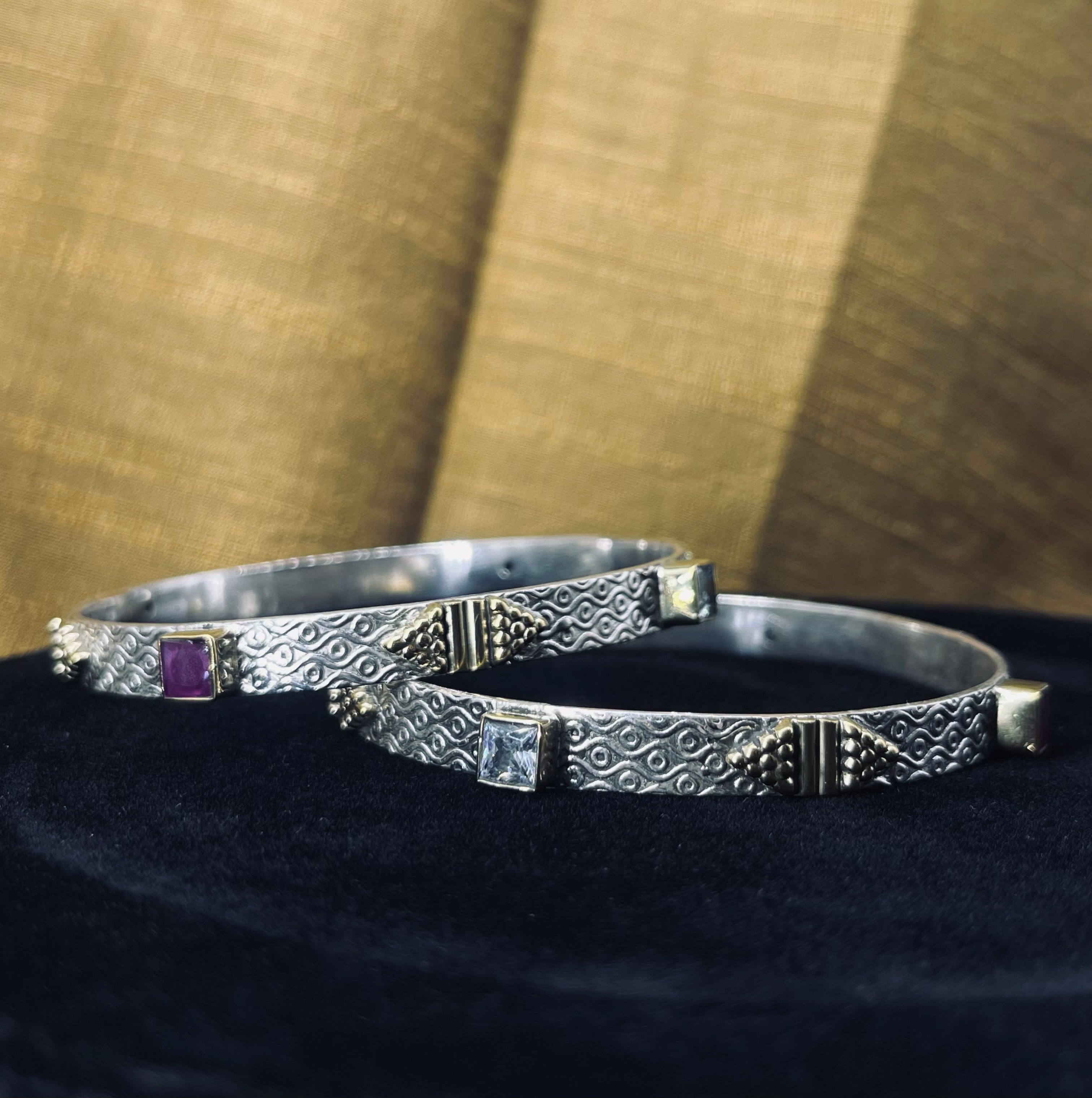 Tricolour Kritika Bangles