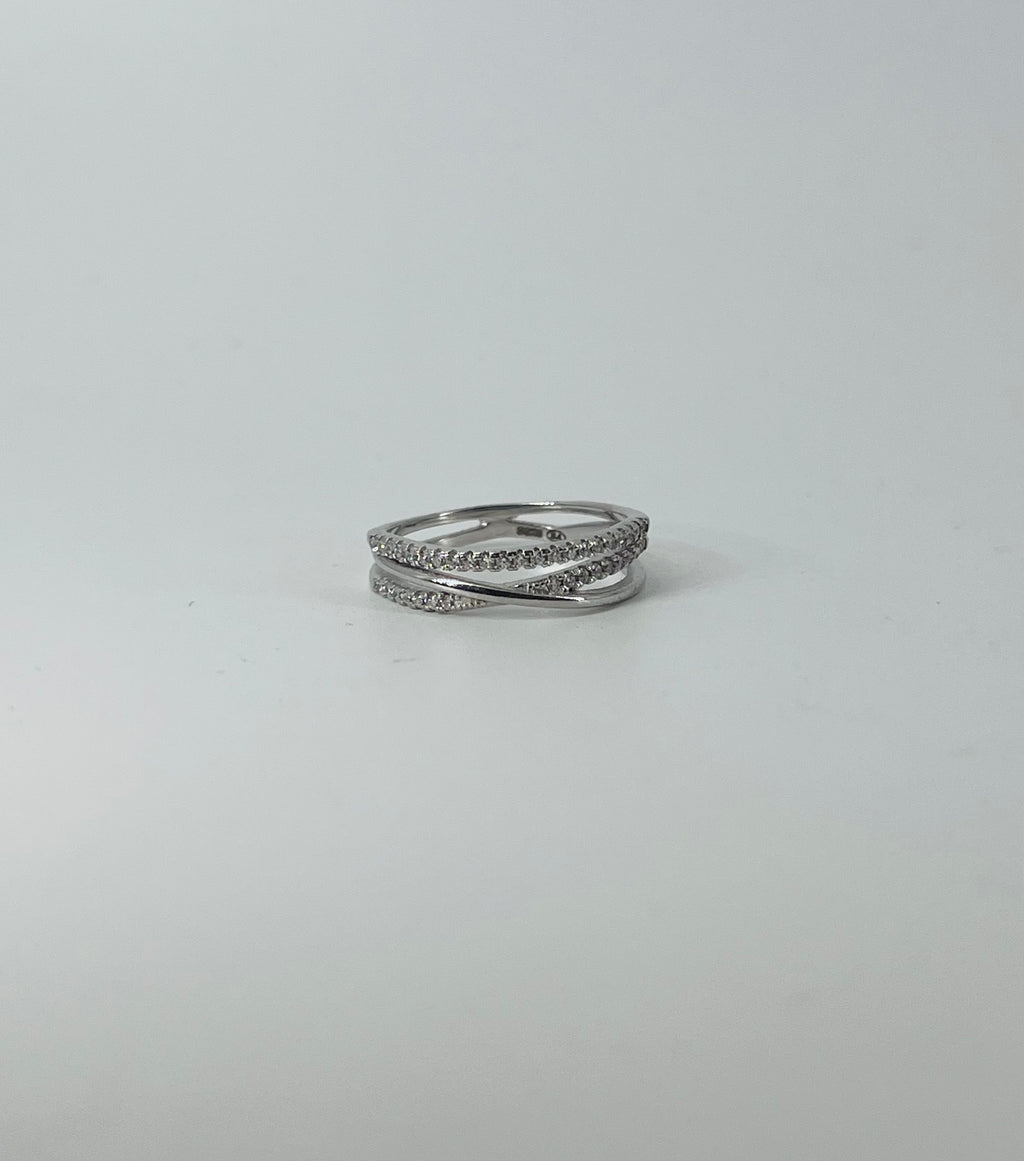 Diamond 3 Orbit Ring