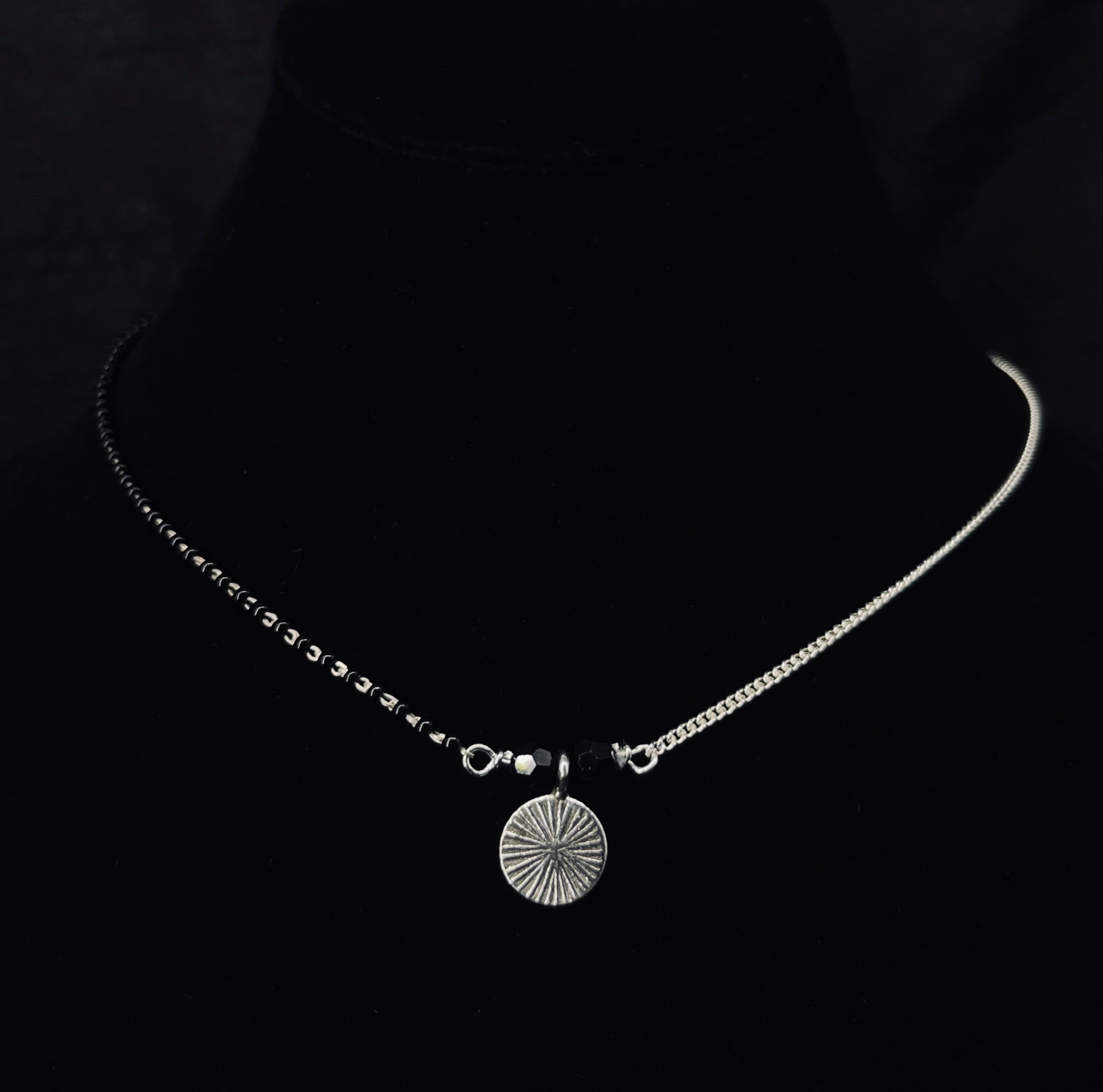 Sunlight Charm Dual Chain Necklace