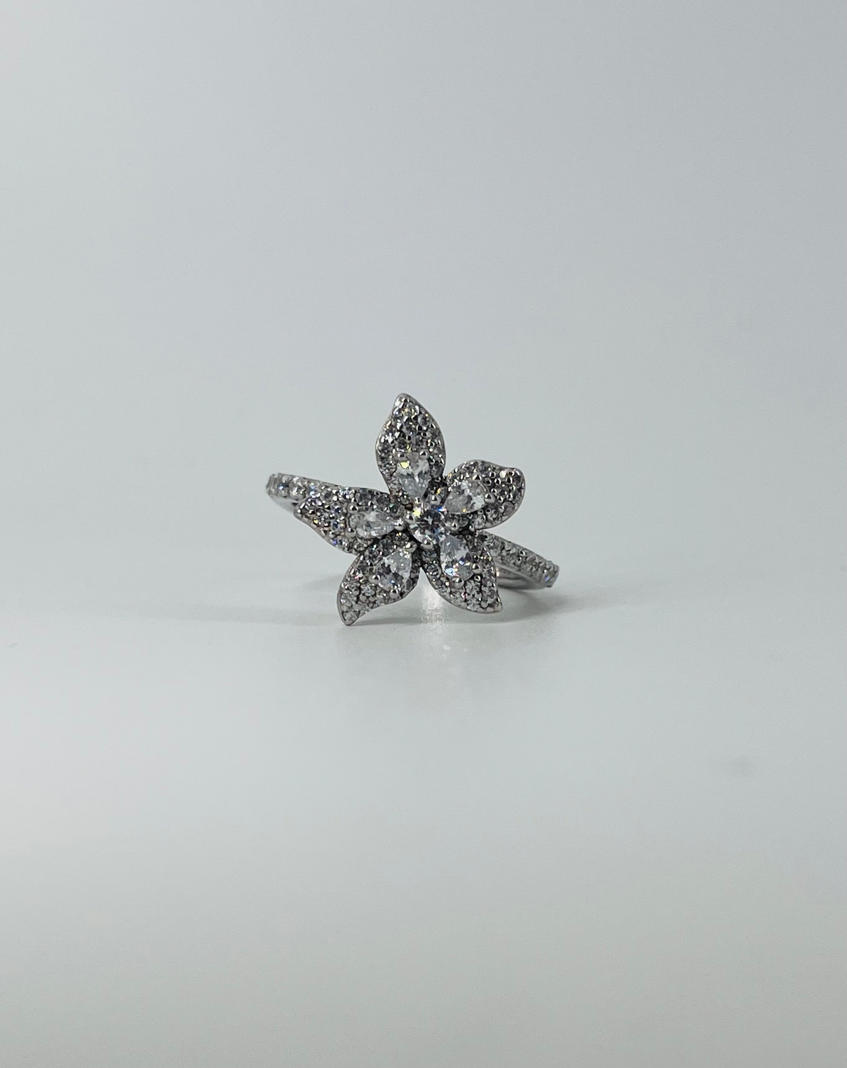 Diamond Blossom Ring