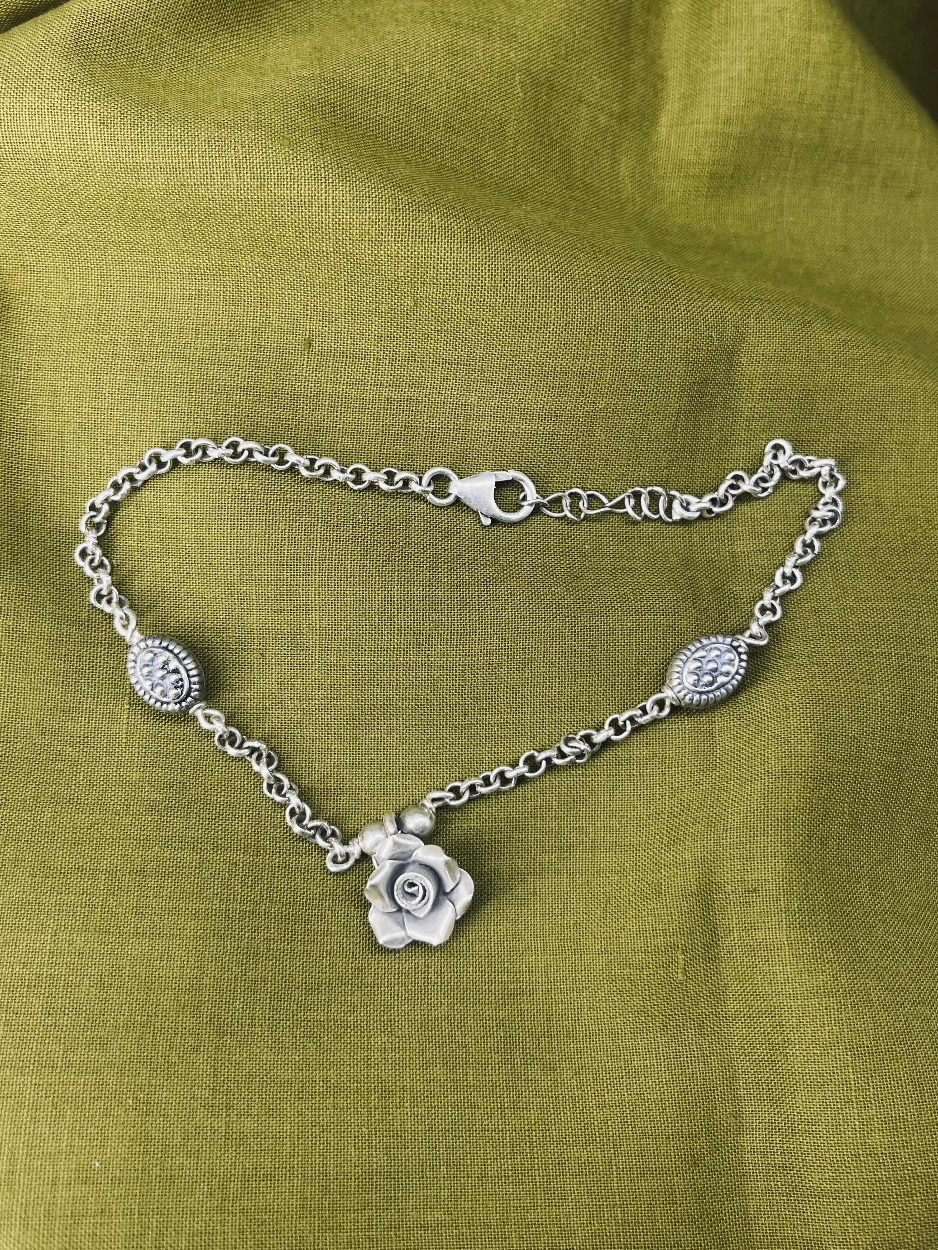 ROSE charm Anklet