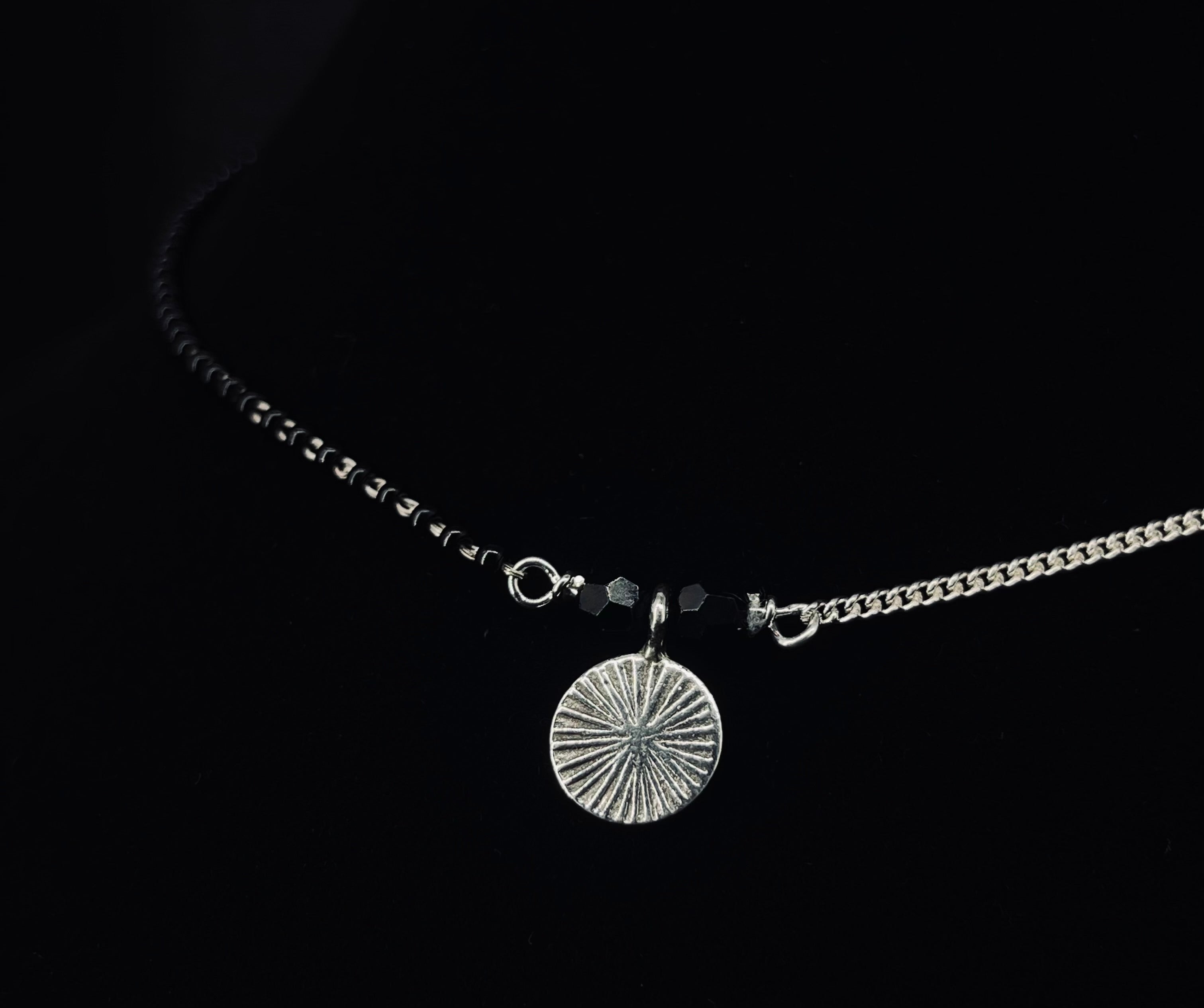 Sunlight Charm Dual Chain Necklace