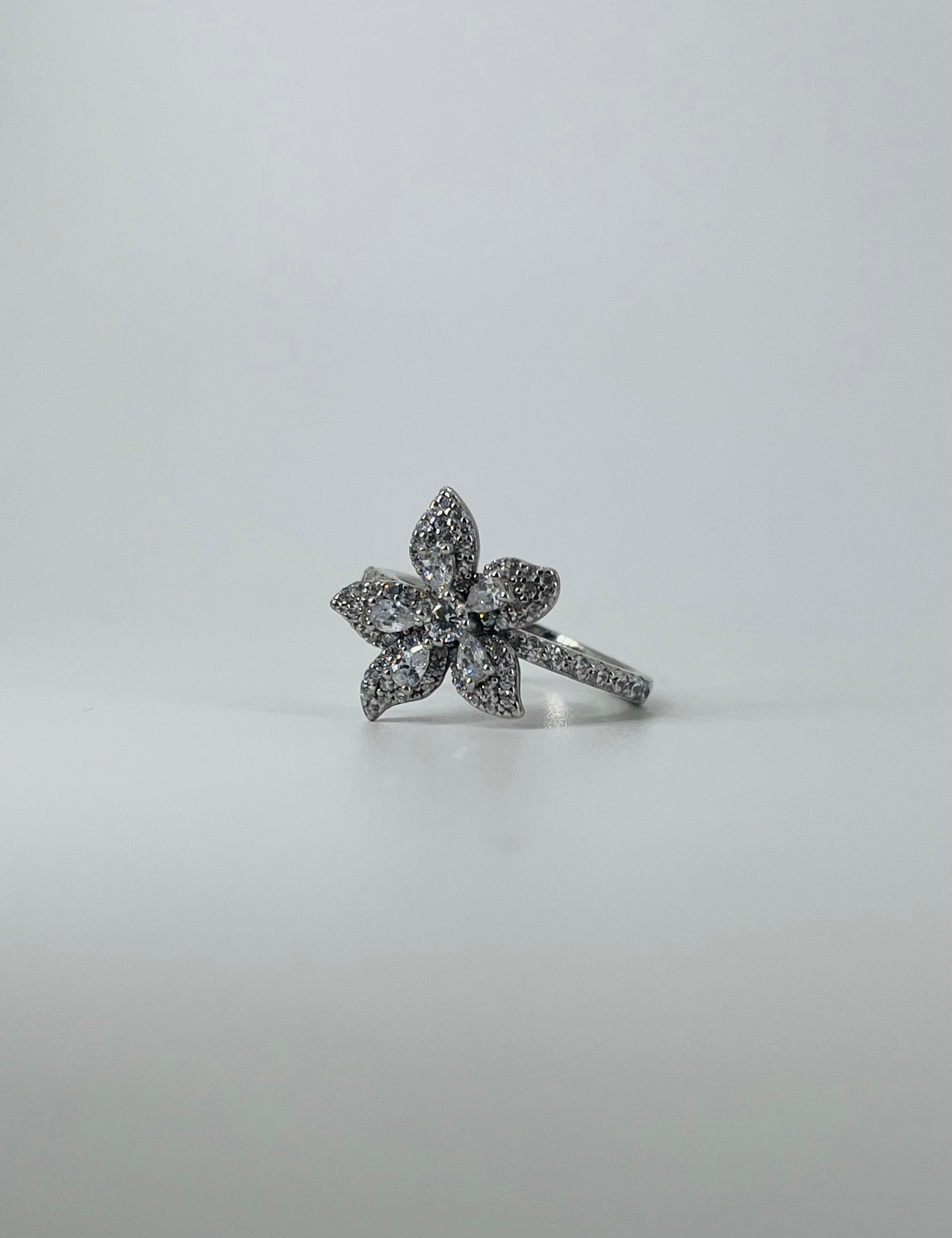 Diamond Blossom Ring