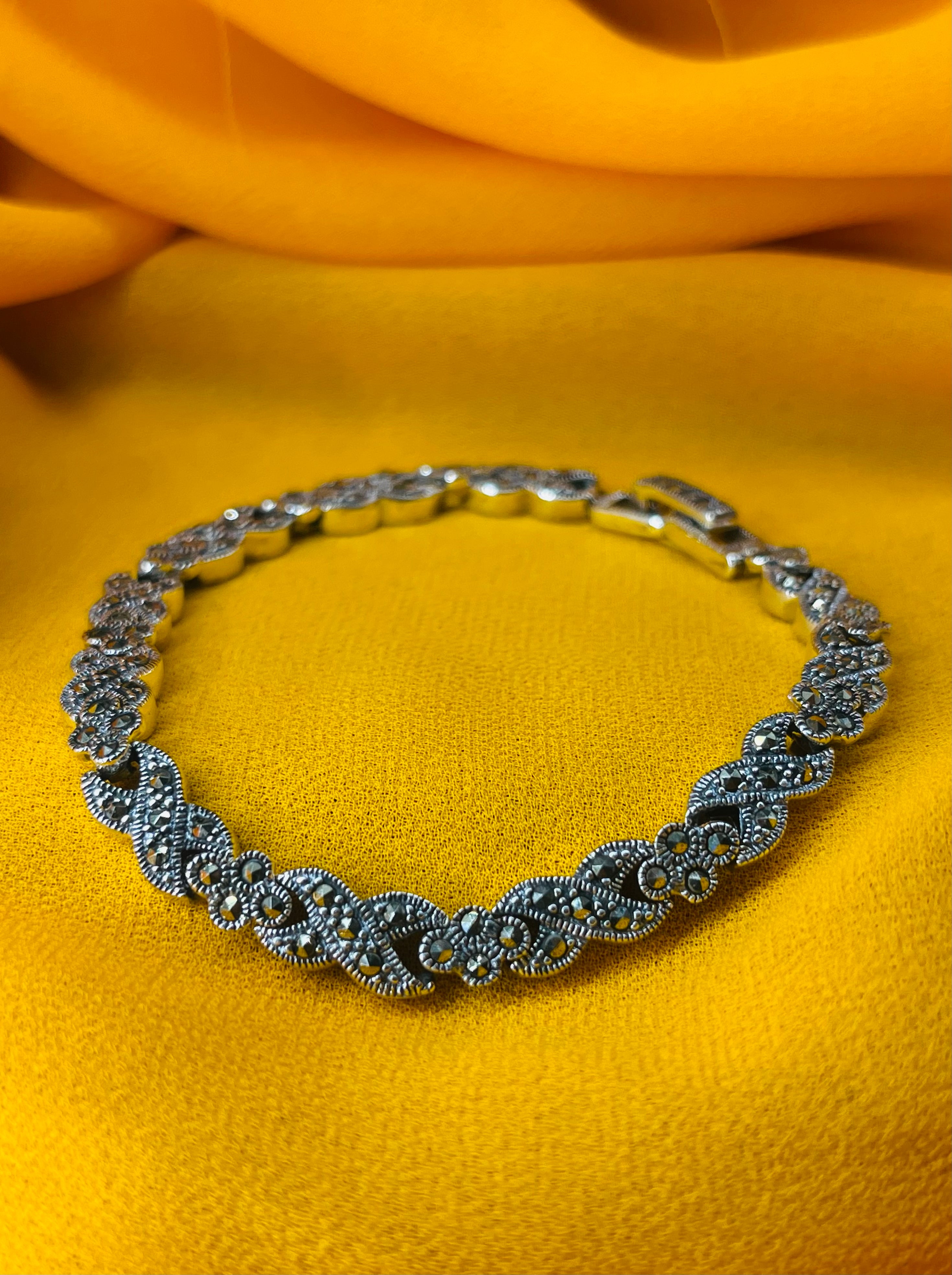 Abstract Floral Bracelet